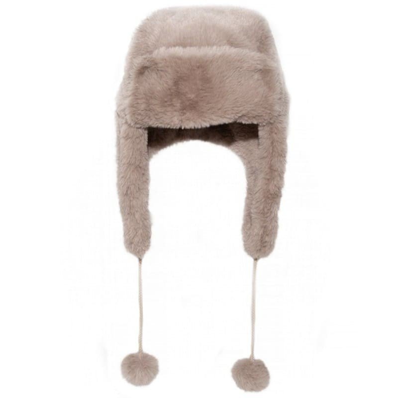 Rockahula Kids - czapka zimowa futerko Teddy Fur Brown 3 - 6 lat