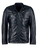 Kurtki męskie - Męska kurtka skórzana Mustang BIKER JACKET L - miniaturka - grafika 1
