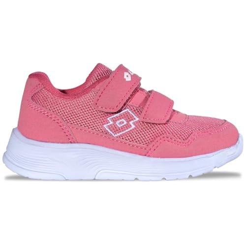 Lotto Connect VL M Unisex Kids Trampki dziecięce, Lt Pink White, 25 EU