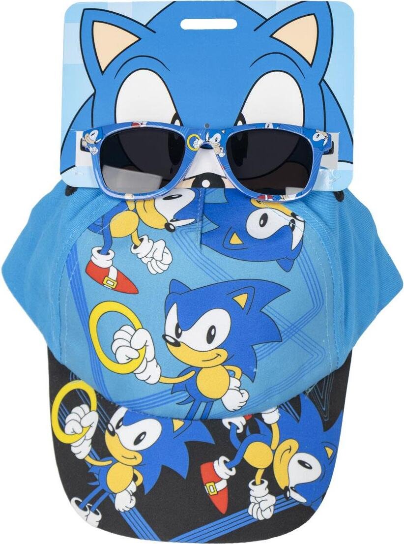 Zestaw Dla Dziecka Okulary Przeciwsłoneczne + Czapka Z Daszkiem Sonic Ring