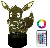 Lampy stojące - Lampka Nocna Dla Dzieci Eevee Pokemon Go 3D Led - miniaturka - grafika 1