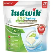 Środki do zmywarek - Kapsułki do zmywarki LUDWIK Ekologiczny All in 1 Ultimate Plus - 28 szt. - miniaturka - grafika 1