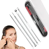 Problemy skórne - DecorTrend, Zestaw Wyciskacz Do Usuwania Trądziku Opryszczki, 4 Szt. - miniaturka - grafika 1