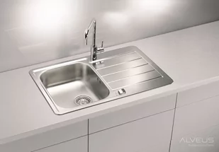 Alveus LINE MAXIM 50-FS stal SATYNA 1085957 - Zlewozmywaki - miniaturka - grafika 1