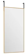 Lustra - Złote prostokątne lustro wiszące na drzwi W7-L26 - miniaturka - grafika 1