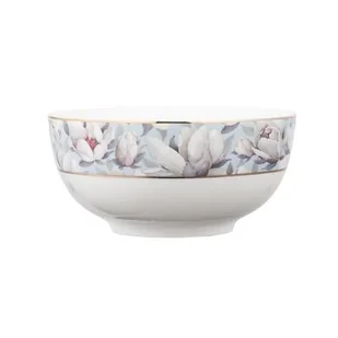 Miska porcelanowa Magnolia w kwiaty 600 ml błękitny - Miski i półmiski - miniaturka - grafika 1