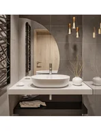 Lustra - Lustro półokrągłe w dwóch częściach - DOPPIO, Lustro: 120x60 - miniaturka - grafika 1