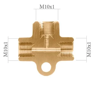 Trojnik A 126 M10X1 - Przewody hamulcowe - miniaturka - grafika 1
