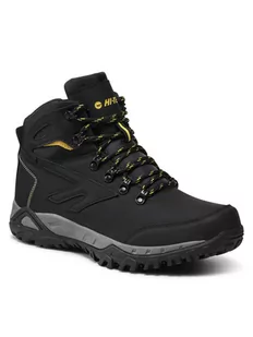 Hi-Tec Trekkingi Medin Mid WS-AW21-HT-01-Q3 Czarny - Buty trekkingowe męskie - miniaturka - grafika 1