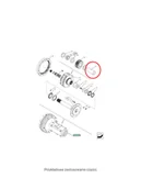 Części i akcesoria do maszyn rolniczych - NEW HOLLAND CASE Sworzeń tylnego mostu 53,5x122mm CNH 5145988 5145988 - miniaturka - grafika 1