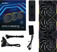 Wentylatory komputerowe - Lian Li UNI FAN TL Wireless Lüfter, ARGB, PWM, 3er-Pack - Reverse Blade, 120mm, schwarz 12RTL1W3B - miniaturka - grafika 1
