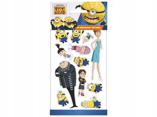 Tatuaże Minionki Adikbal 12 szt. - Zabawki kreatywne - miniaturka - grafika 1