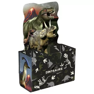 Pojemnik na przybory Dinozaur DERFORM - Przybory szkolne - miniaturka - grafika 1