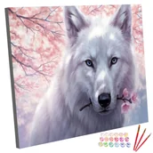 Malowanie po numerach - Zestaw do malowania po numerach Wilk, 30x40 cm - miniaturka - grafika 1