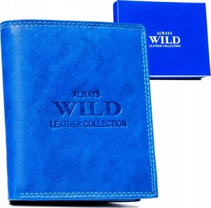 Always Wild Duży, skórzany portfel męski - Always Wild NoSize - Portfele - miniaturka - grafika 1