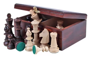Square - Figury szachowe drewniane Staunton 5 - Akcesoria do gier planszowych - miniaturka - grafika 1
