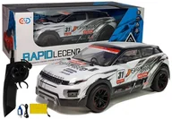 Zabawki zdalnie sterowane - Import LEANToys Auto Rajdowe Zdalnie Sterowane 1:10 Białe R/C 5112 - miniaturka - grafika 1