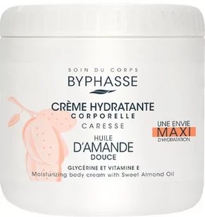 Byphasse Nawilżający krem do ciała z olejkiem ze słodkich migdałów 500 ml (8436097095025) - Balsamy i kremy do ciała - miniaturka - grafika 1