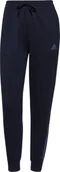 Spodnie męskie - Spodnie damskie adidas Essentials 3-Stripes Pants granatowe H07806-L - miniaturka - grafika 1