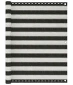 Ogrodzenia - Elior Antracytowo-biały parawan balkonowy F3-E48 - miniaturka - grafika 1