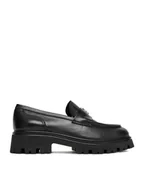 Półbuty damskie - Badura Loafersy C-AUSTYN-24605PE Czarny - miniaturka - grafika 1