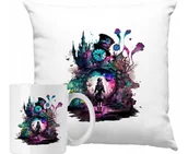 Gadżety dla niej i dla niego - ZESTAW PODUSZKA + KUBEK Alicja W Krainie Czarów Alicja Prezent #10 - miniaturka - grafika 1