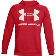 Bluzy sportowe męskie - Bluza męska Under Armour Rival Fleece Big Logo HD - miniaturka - grafika 1