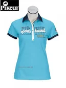 Koszulki jeździeckie - Pikeur Koszulka polo DARIA turquise - miniaturka - grafika 1