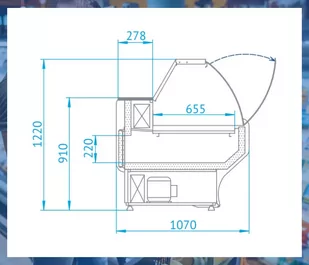 Lada chłodnicza L-E 202/107 MAX RAPA - Szafy i witryny chłodnicze - miniaturka - grafika 3