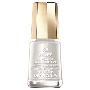 Mavala lakier Nail Color Cream 5ml 38 Silver - Lakiery do paznokci - miniaturka - grafika 1
