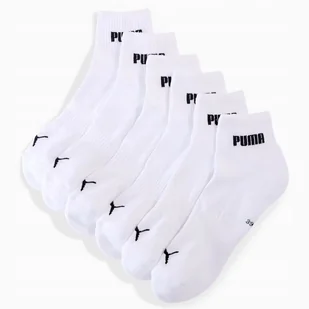 Skarpety Puma Cushioned Quarter 3 pack 938393-01 biały 35-38 - Skarpetki damskie - miniaturka - grafika 1