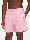 Kąpielówki męskie - Tommy Hilfiger Szorty kąpielowe UM0UM03258 Różowy Regular Fit - miniaturka - grafika 1