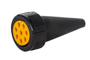 Konektor Aspöck 8-Pin Bajonet Do Lamp Tylnych 12V Żółty - Akcesoria do przyczep i kamperów - miniaturka - grafika 1
