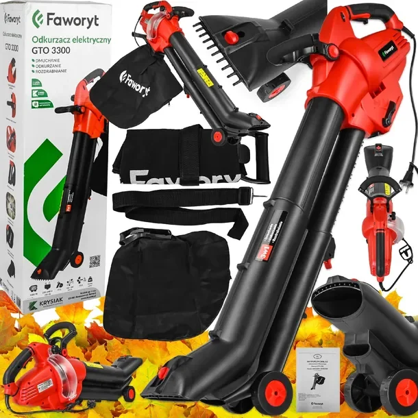 Faworyt Odkurzacz Dmuchawa Do Liści 3300w Z Regul.