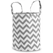 Pojemniki na zabawki - Kosz na zabawki, torba, pojemnik Nukido 35 x 60 cm odcienie szarości - miniaturka - grafika 1