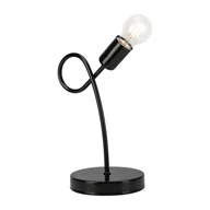 Noże stołowe - Czarna lampa stołowa − LAMKUR - miniaturka - grafika 1