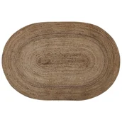 Dywany - Dywan Owalny Jutowy 120 X 180 Cm Beżowy Demirci - miniaturka - grafika 1