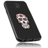 Etui i futerały do telefonów - mumbi Etui kompatybilne z Samsung Galaxy J5 2017 etui na telefon komórkowy z motywem Calavera białe, kolorowe, czarne, mumbi_27661, czarne calavera kolorowe, galaxy j5 (2017) - miniaturka - grafika 1