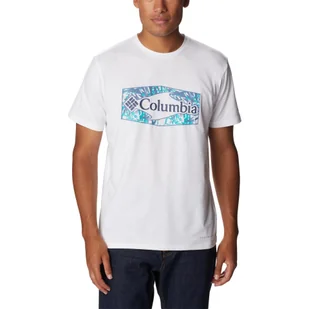 Koszulka sportowa męska Columbia Sun Trek Graphic z krótkim rękawem - Odzież trekkingowa damska - miniaturka - grafika 1