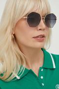 Okulary przeciwsłoneczne - Tommy Hilfiger okulary przeciwsłoneczne damskie kolor złoty - miniaturka - grafika 1