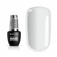 Lakiery hybrydowe - Silcare Rubber Base Revolution baza kauczukowa Clear 9ml - miniaturka - grafika 1