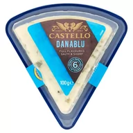 Sery - Castello Danablu 50+ Duński ser pleśniowy 100 g - miniaturka - grafika 1