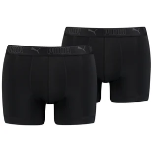 Męskie bokserki Puma Sport Microfiber Boxers 2P Rozmiar: L / Kolor: czarny - Majtki męskie - miniaturka - grafika 1