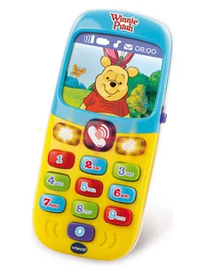 vtech Telefon "Winnie Puuh" do nauki - 9 m+ - Zabawki interaktywne dla dzieci - miniaturka - grafika 1