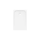 Brodziki prysznicowe - Brodzik do kabiny prysznicowej prostokątny 120x80 cm biały Easy Sensea - miniaturka - grafika 1