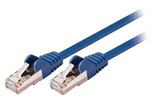 Valueline VLCP85121L025 - kabel sieciowy (0,25 m, Cat5e, SF/UTP (S-FTP), RJ-45, RJ-45, niebieski)