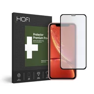 Szkła hartowane na telefon - SZKŁO HYBRYDOWE HOFI HYBRID GLASS IPHONE 11 BLACK - miniaturka - grafika 1