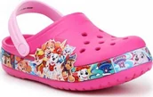 Buty dla dziewczynek - Crocs Klapki Crocs dla dzieci Fl Paw Patrol Band Clog różowe 205509 670 34-35 - miniaturka - grafika 1