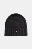 Czapki męskie - Tommy Hilfiger czapka z domieszką kaszmiru kolor szary  AM0AM12796 - miniaturka - grafika 1