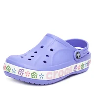 Buty dla dziewczynek - Klapki Crocs BAYABAND CLOG K 211302-5PY Fioletowy - miniaturka - grafika 1